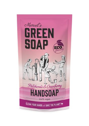 M.Green soap Savon mains refill patchouli & canneberge 500ml